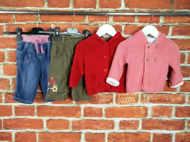 Baby Girls Bundle Age 3-6 Months Next M/Care Gap Jeans Hoodie Winter Knit 68Cm