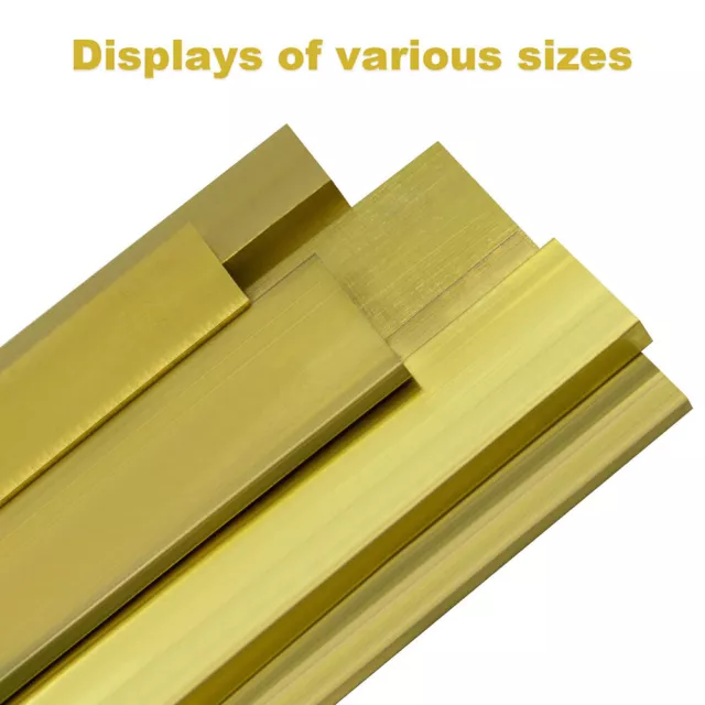 Brass Flat Bar Solid Plate Strip H59 Thick 3mm-6mm, Wide 4mm-50mm Length 500mm 3