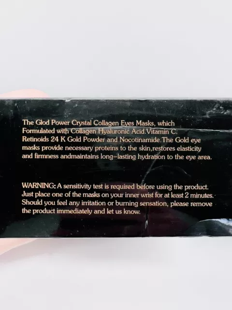 Crystal Collagen Gold  Powder Eye Mask, Anti-Aging Augen-Maske, 30 Stück 3