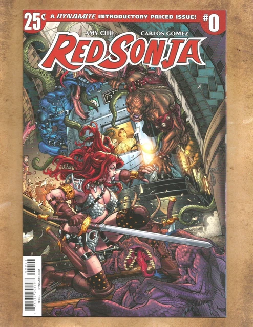 Dynamite Comics Red Sonja (Vol 4, 2016) #0, #1, #2 (VF/NM) 3 Book Lot