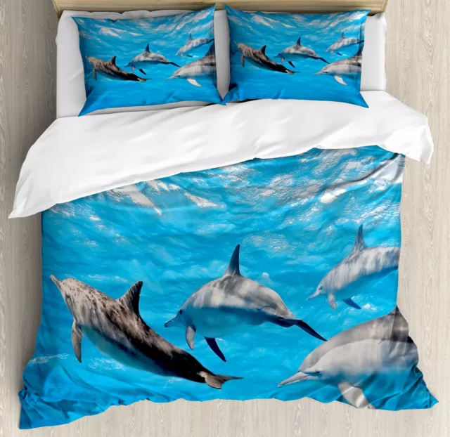 Dauphin Housse de Couette Heureusement Poisson Natation