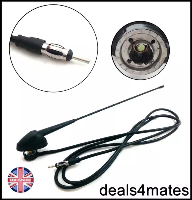 Universal Square Base Bee-Sting Roof AM/FM Car Radio Stereo Aerial Mast Antenna