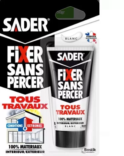 Pegar Color Arcilla Fijación Extra Fuerte Sin Taladro Interior 50G SADER