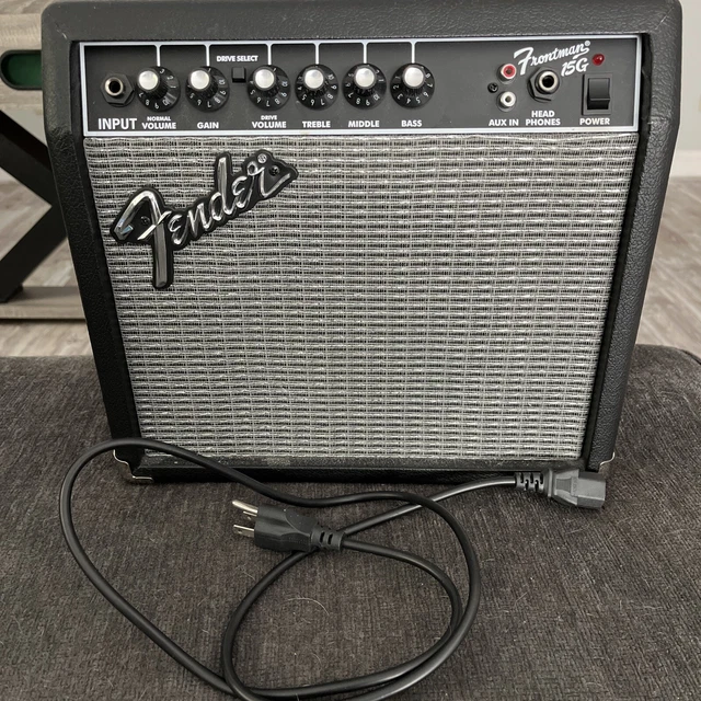Fender Frontman 15G 15 watt Guitar Amp - No Aux cable Fender Frontman 15G 15 watt Guitar Amp - No Aux cable