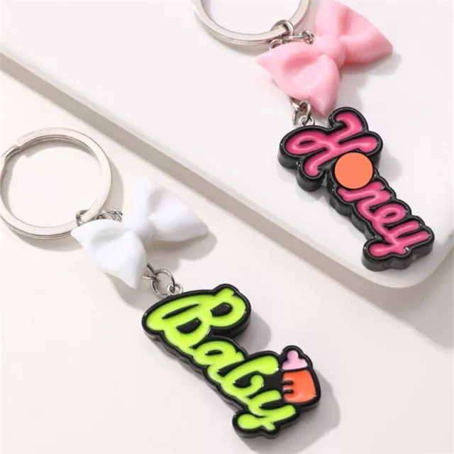 Fashionable Acrylic Keychain Cute Acrylic Bag Charm Large Backpack Pendant