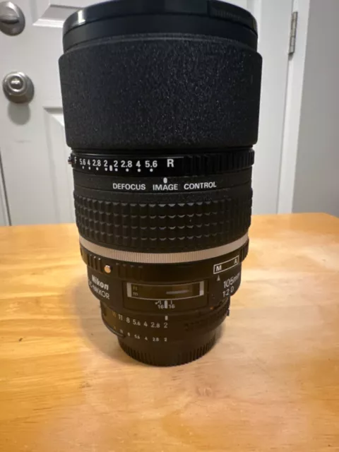 Used Nikon AF DC Nikkor 105mm  f/2 D Lens Defocus Image Control from Japan.