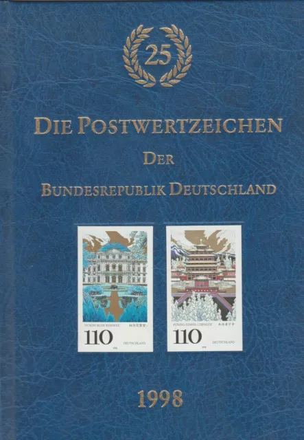 Jahrbuch 1998 Deutsche Bundespost komplett Postfrisch 25 Jahre Postwert