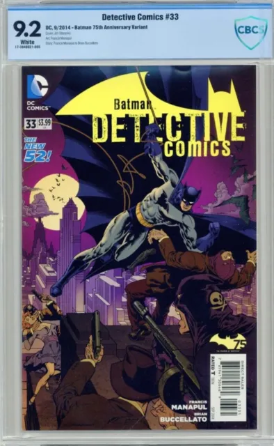 Detective Comics 33 Cgc 9.2 White Jim Steranko Variant Batman Dc Comic 2014 G3K