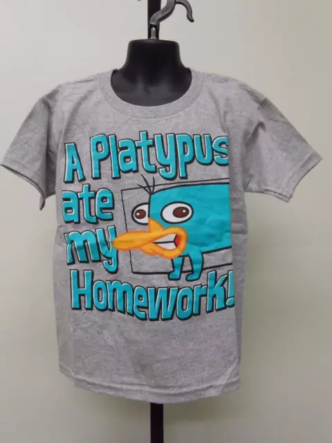 New Phineas & Ferb Kid Kids Youth M Medium Size 8 Shirt