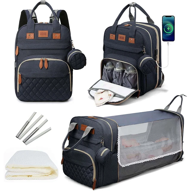 Baby Diaper Bag Backpack with Changing Station, Baby Bag for Boys Girls