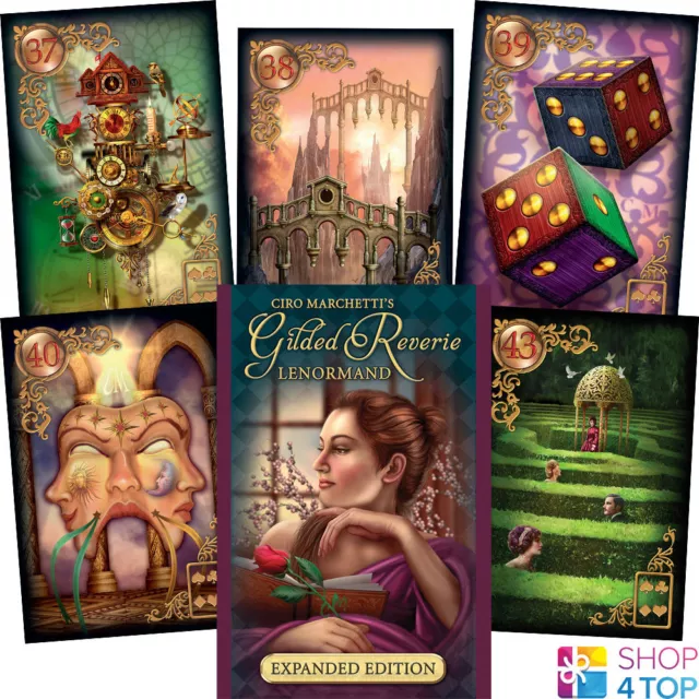 GILDED REVERIE Lenormand Oracle Élargi Pont Cartes Ciro Marchetti us games Neuf