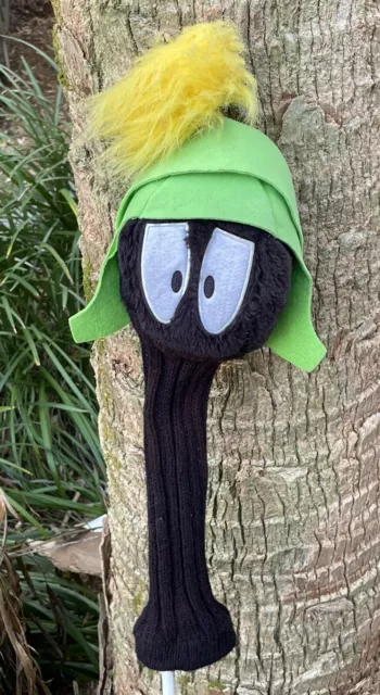 VTG Marvin The Martian Plush Golf Club Head Cover Looney Tunes Warner Bros.