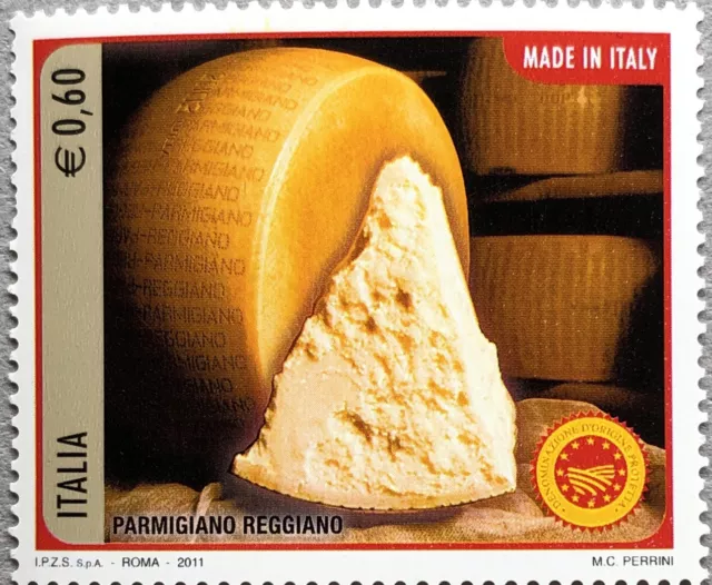 Italia 2011 Parmigiano Reggiano Francobollo Nuovo