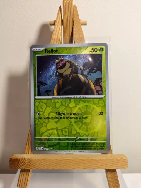 Rellor 023/162 Reverse Holo Temporal Forces S&V Pokémon TCG-Packung frisch