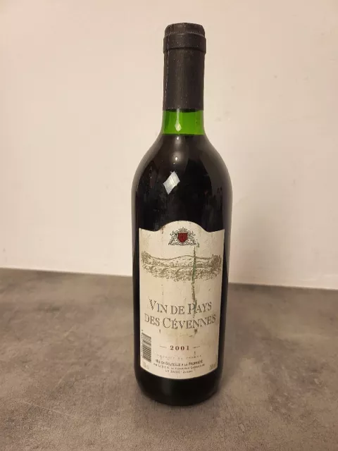 Bottiglie Da Vino Rosso Vino Da Pays Dei Cevennes 12% 2001 N°3