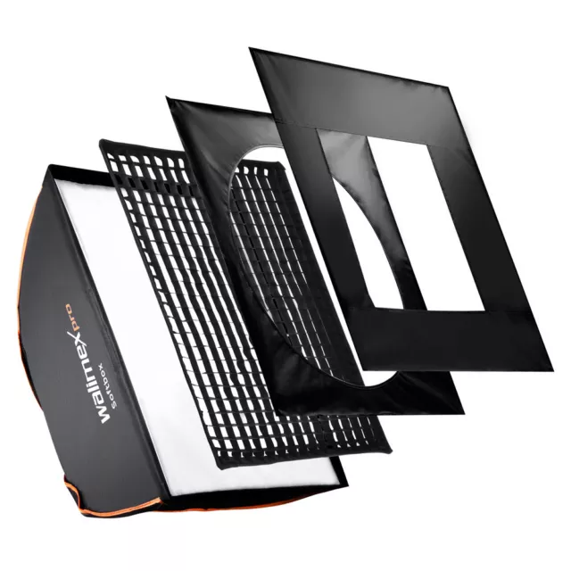 walimex pro Softbox PLUS Orange Line 60x90cm Aurora/Bowens