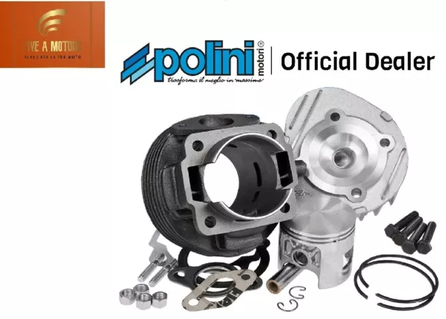 140.0056 Polini 102 Gruppo Termico Testa Cilindro Dm.55 Piaggio Ape 50 Vespa 50