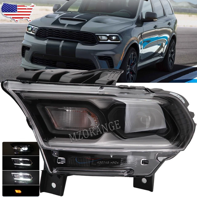 LEFT SIDE LED Headlight w/ Halogen Turn Signal Lamp For Dodge Durango