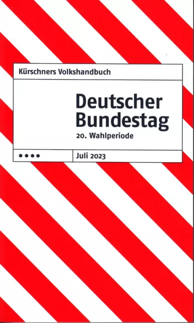 Kürschners Volkshandbuch Deutscher Bundestag 20. Wahlperiode Vollversion