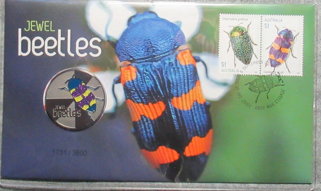 Australia 2016 Jewel Beetles PNC inc   Medallion Medal
