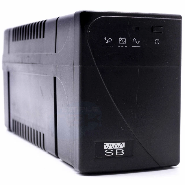 Sb Blg 9 Nt 600va Ups Gruppo Di Continuita Batteria Nuova 2 Prese + Usb + Tel_