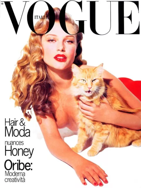 VOGUE Magazine Italia Hair BRIDGET HALL Ellen Von Unwerth MARCH 1995