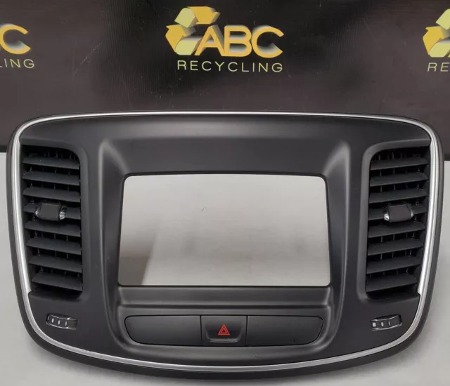 2015 Chrysler 200 Front Dash Radio Bezel Trim with Vents