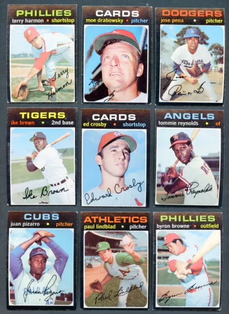 1971 Topps Baseball High Number Partial Set (75) Good to EX *GMCARDS*