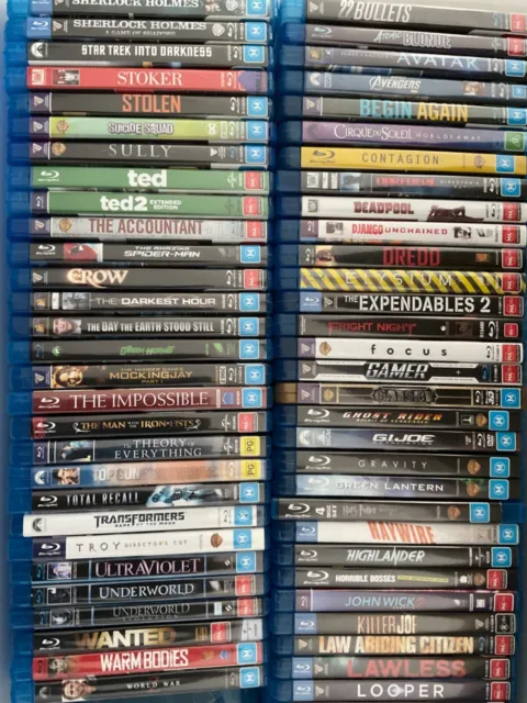 Blu Ray Movie Clearance VGC FREE POST! Action, Horror, Drama. Buy more & Save!