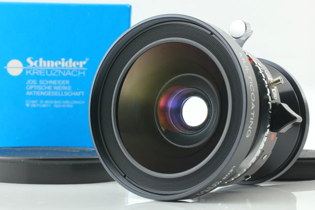 Emballé [ près De Mint ] schneider Kreuznach Super Angulon 90mm F/8 Mc Lentille