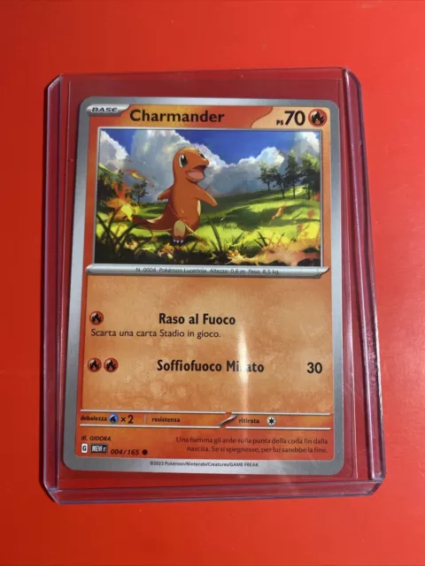 Charmander 004/165 - Pokemon 151 Mew N.4 - Near Mint Italiano Ita