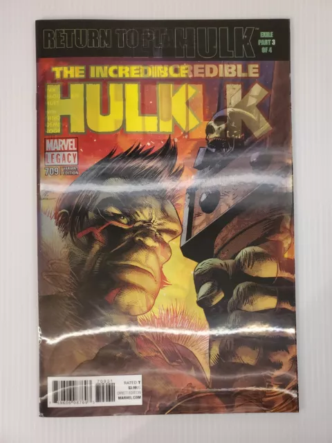 Incroyable Hulk #709 🙂 Neuf Dans Sa Boîte 🙂 Variante Lenticulaire Haute Qualité 🙂 À Voir Absolument !! 🙂 🙂