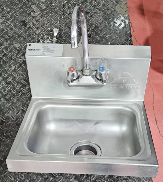 Advance Tabco 7-PS-60 Hand Sink Splash Mount Faucet Commercial Stainless Steel