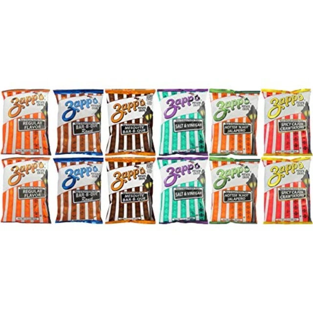Zapp's Potato Chips Ultimate Variété Paquet, 44.4ml Paquet De 12