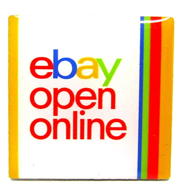 eBay Open Online Pin Collect Swag eBayana Clutch Back Memorabilia Original #693