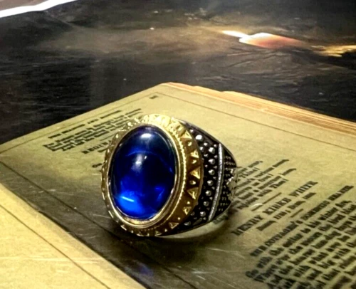 Anillo Aghori Hindú Constructor de Riqueza 5555 Rituales de Buena Suerte Lotería Dinero