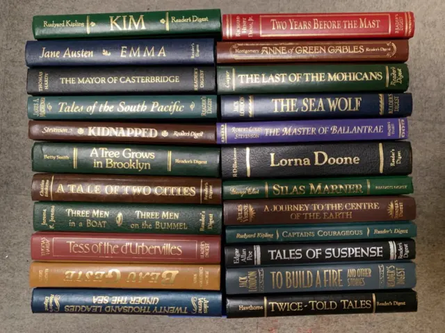 READER'S DIGEST WORLD'S BEST READING 23 Classic Literature Bundle all to charity