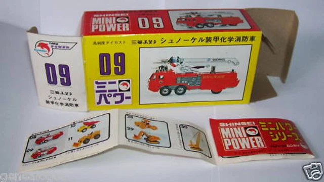 Miniature Shinsei 625 Camion Mitsubishi Avec Remorque – 1/64 – Made In Japan – Mini Power