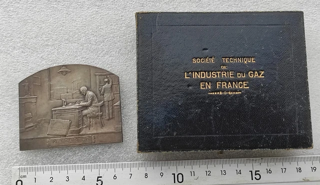 Médaille 50 Ans Sté Lyonnaise Des Eaux Et De L'Éclairage - Stern Et Guillonnet, Bronze 1930