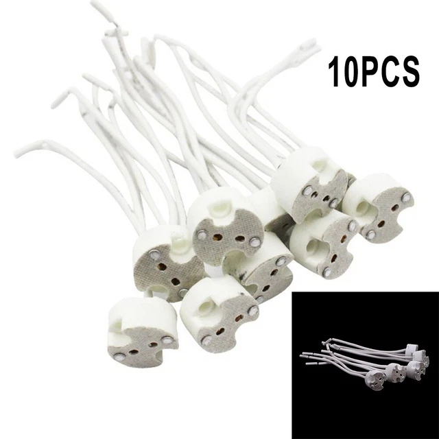 10X MR16 12V Led Downlight Lamp Holder Socket Halogen Connector ...