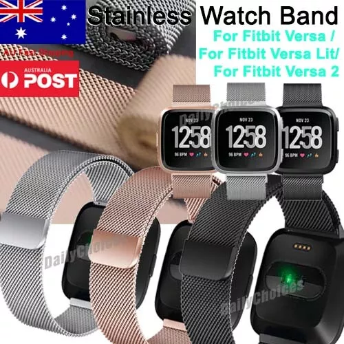 MILANESE STAINLESS MAGNETIC Smart Watch Band WristBand For Fitbit