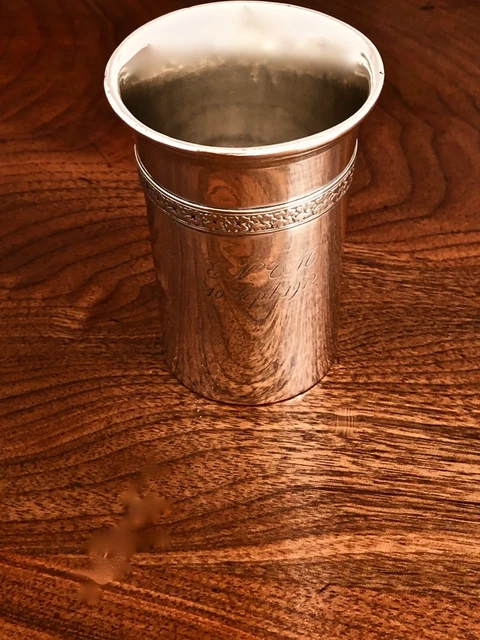 - Cornelis L. J. Begeer Dutch 833 Silver Art Deco Cup Or Beaker, 1910