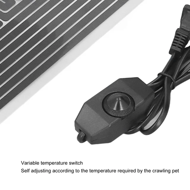 Adjustable Temperature Waterproof Turtle Warmer Heating Mat 220V 14W↑