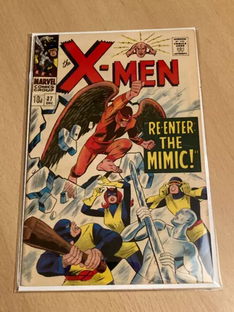 X-Men 27 (1966) – Marvel Comics Silver Age key - Mimic joins X-Men – FN-