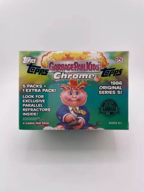 NEW 2022 Topps Garbage Pail Kids CHROME 5 Blaster Box 5th Series 24-Cards GPK