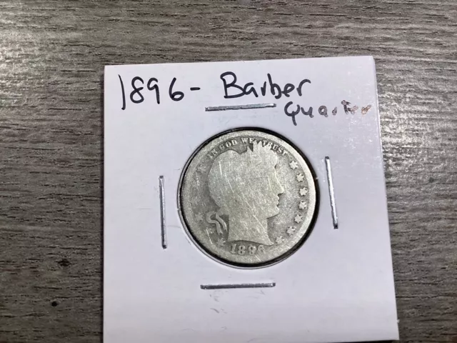 1896-P Barber Silver Quarter-San Francisco Mint-041024-21 3