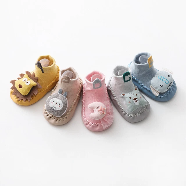 Pantofole antiscivolo calze letto bambine bambine scarpe stivali cotone carine
