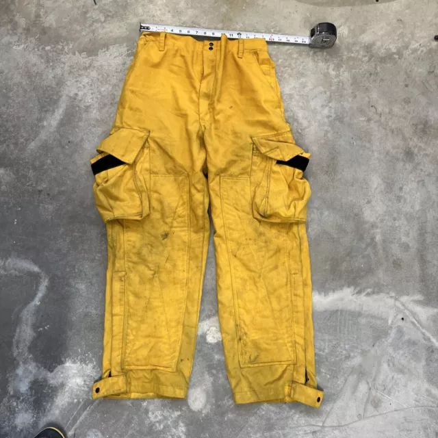 Barrier Wear Wildland Medium 30x30 Firefighter Nomex Pants P3 Yellow