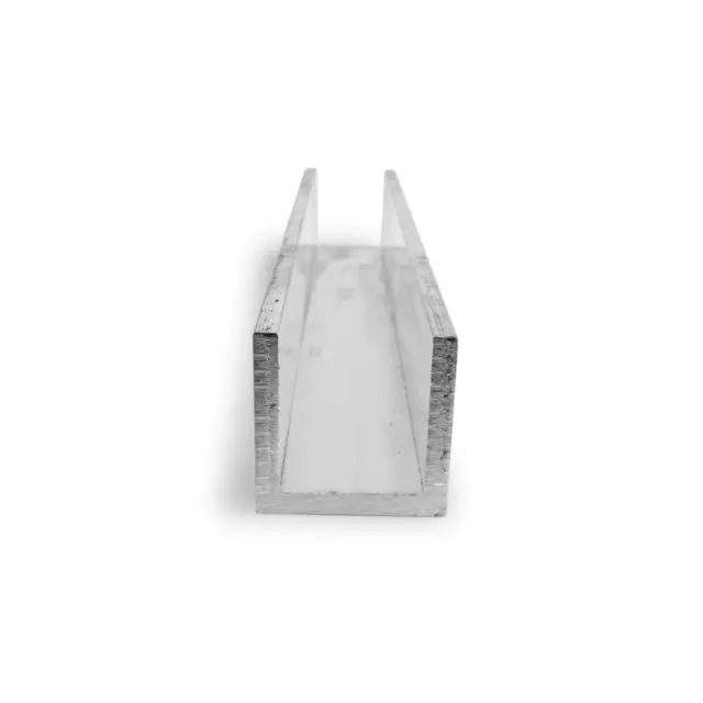 2" x 2" x 0.25" Aluminum Channel 6063-T52 Extruded Architectural : 48.0"