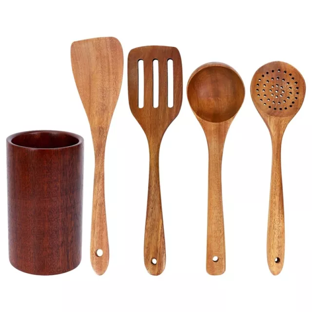 nel Legno, Set di  da Cucina nel Teak con Supporto, Adat9967